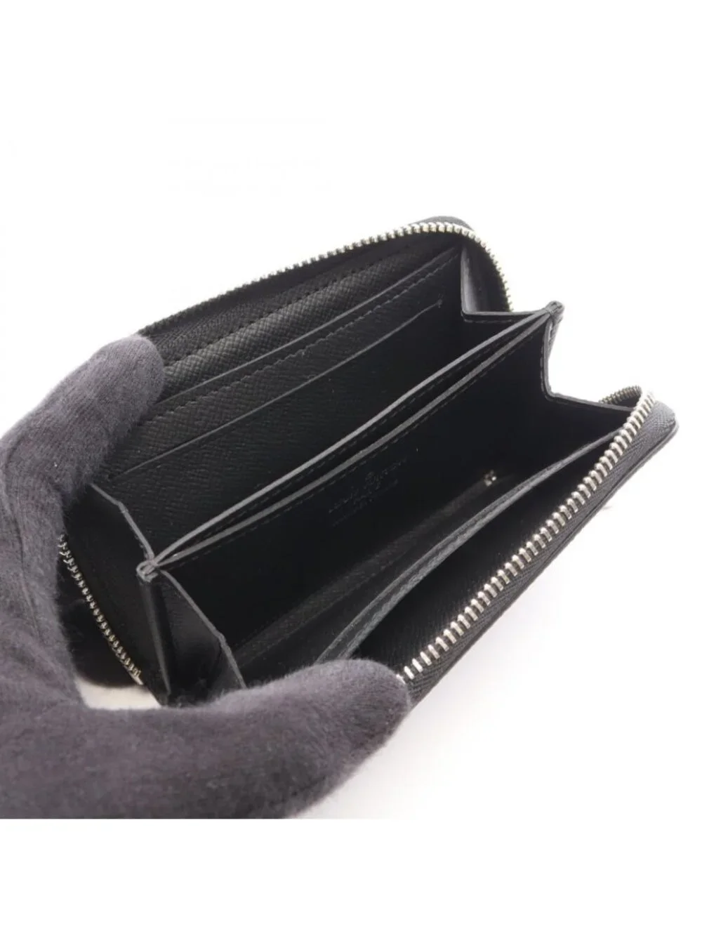 Louis Vuitton Coin Purse Zippy Damier Graphite